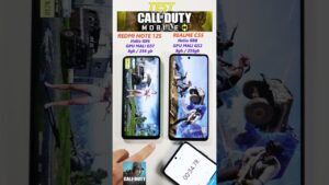 Call Of Duty Mobile en Redmi Note 12S vs Realme C55
