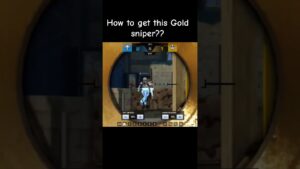 How to get this gold sniper??  CALL OF DUTY MOBILE GAMES #callofdutymobile #callofduty #sniper