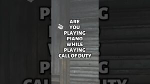 Maverick plays piano while also playing call of duty #fyp #callofduty