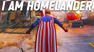 Playing as Homelander in Call of Duty Modern Warfare 3
