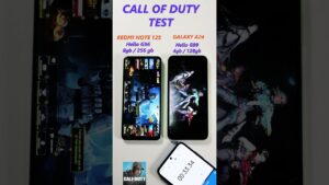 Test Call Of Duty en Xiaomi Redmi NOTE 12S vs GALAXY A24