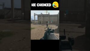 This guy CHOKED Big Time -  Call of Duty MW3 #shorts
