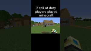 What if Call of duty players played Minecraft #minecraft #subscribe