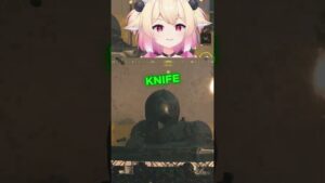 yandere vtuber knife riot shield FAIL in call of duty #vtuber #callofduty