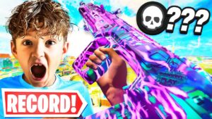 9 YEAR OLD SETS KILL RECORD on RANKED WARZONE! 🤯