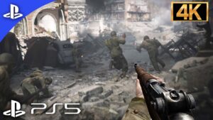 City of Ruins | Battle of Aachen 1944 | Call of Duty WW2 | PS4 | 4K