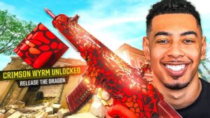 I GOT the CRIMSON WYRM CAMO.. So Rare! (Fortune's Keep Dragon Easter Egg)