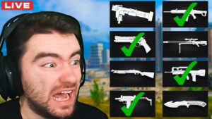 LIVE - Getting A Kill WITH EVERY WEAPON In Warzone (All 121)