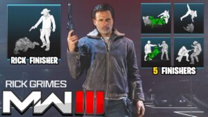 MW3 S2 - Rick Grimes Battlepass ➡️ (5 Finishers, Voice Lines)