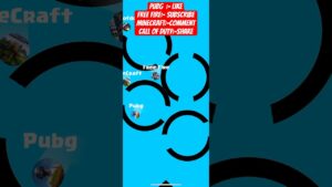 Pubg VS FreeFire VS Minecraft VS Call of duty