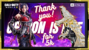 THANK YOU FOR BECOMING 5000 STRONG | CONGO OG FAM | CALL OF DUTY MOBILE LIVE
