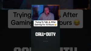 Trying To Talk Trash In Call Of Duty After Playing For 10 Hours… 😂