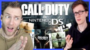 WAIT!! THIS IS GOOD?! Reacting to "Call of Duty on Nintendo DS" by Scott The Woz