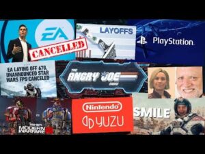 AJS News - EA & SONY's Layoffs, Call of Duty WARHAMMER, Nintendo SUES YUZU, Star Wars Game Cancelled