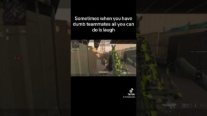 Have you ever had dumb teammates on call of duty #shorts