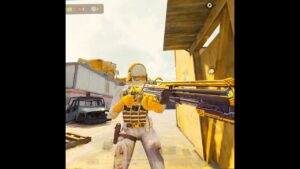 Jogando com a nova skim da by 15 + classe |  call of duty Mobile battle royale #cod #shorts