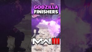 Godzilla's "Feel The Heat" Finishing Move in Call of Duty 👀