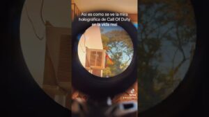 Mira Holografica de Call Of duty en la vida real #airsoft #codmobile #warzone
