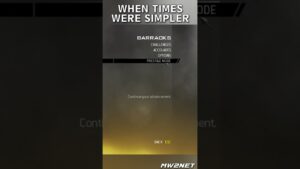 When Call of Duty was simple...