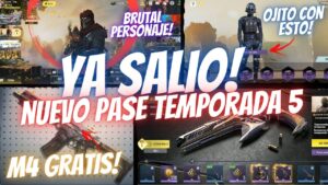 CORRE! RECOMPENSAS GRATIS! Y TREMENDO PASE BATALLA! Temporada 5 | COD Mobile | Rido