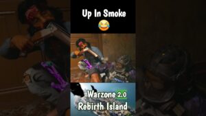 Call Of Duty Warzone Rebirth Island: Up In Smoke 😂 #gaming #laugh #rebirth #funny #warzone #viral