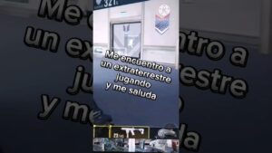 Me encuentro a un extraterrestre y me saludó jugando call of duty mobile